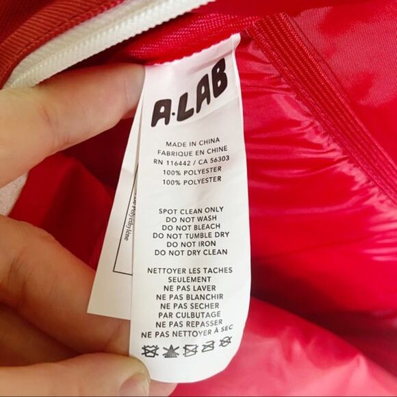 NEW Tillys A.Lab Barbara Red Rainbow Backpack Back to School - Picture 8 of 8